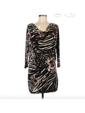Cache Size M Casual Animal Print Dress